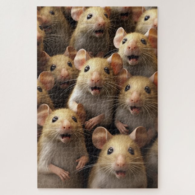 Puzzle Pequeño ratoncito (Vertical)