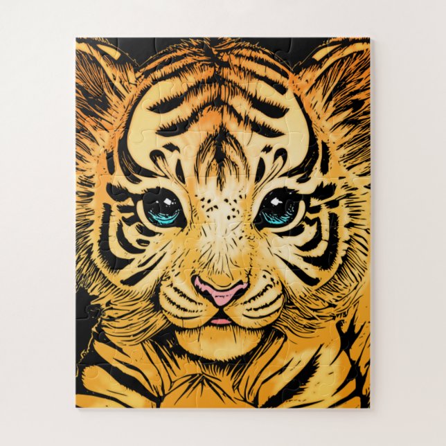 PUZZLE PEQUEÑO TIGRE (Vertical)