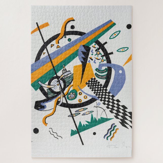 Puzzle Pequeños mundos IV, abstracto, Wassil Kandinsky (Vertical)