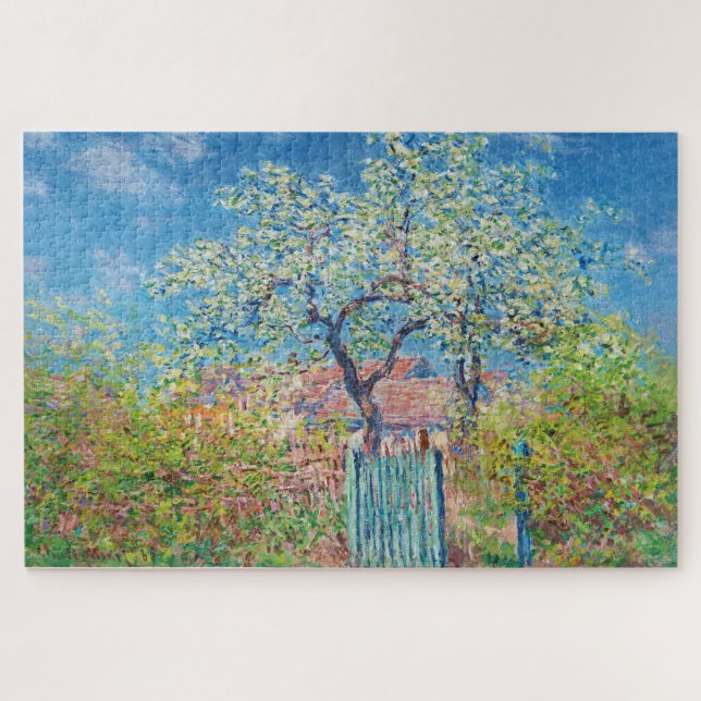 Puzzle Peral en Flor de Claude Monet (Horizontal)