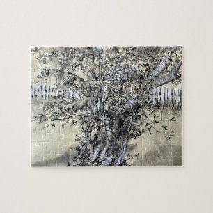 Puzzle Peral y Estacas / Artista Larry Lerew