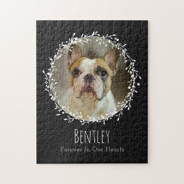Puzzle Perder a Mascota en memoria de perros Keepsake Dos (Vertical)