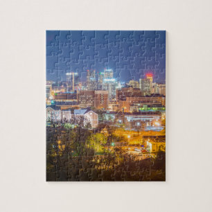 Puzzle perfil aéreo de birmingham alabama