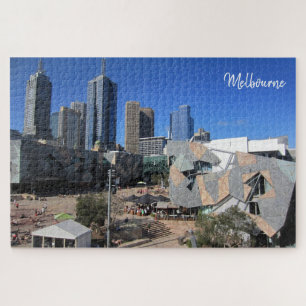 Puzzle perfil cuadrado alimentado