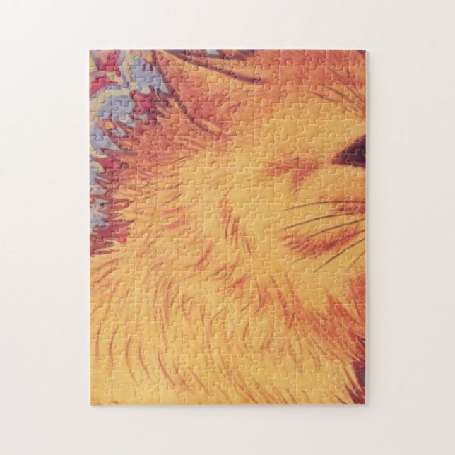 Puzzle Perfil De Gato De Louis Wain (Vertical)