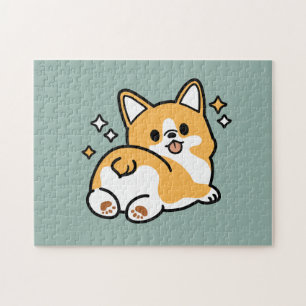 Puzzle Pero primero, Nap - Personalizado de Corgi Butt