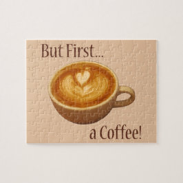 Puzzle Pero primero, un café