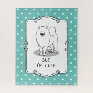 Puzzle Pero, soy un Perro Samoyed.