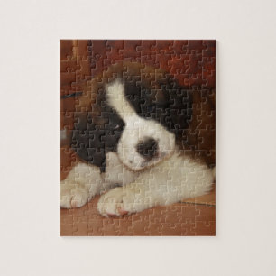 Puzzle Perrito adorable y dulce de St Bernard