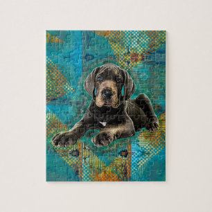 Puzzle Perrito de great dane