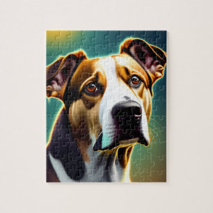 Puzzle Perrito Triste Adorable