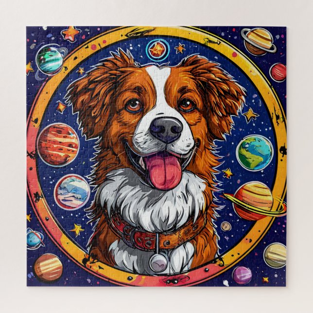 Puzzle Perro alegre (Vertical)