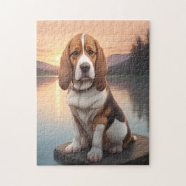 Puzzle Perro Basset Hound