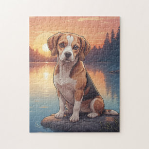 Puzzle Perro Beagle