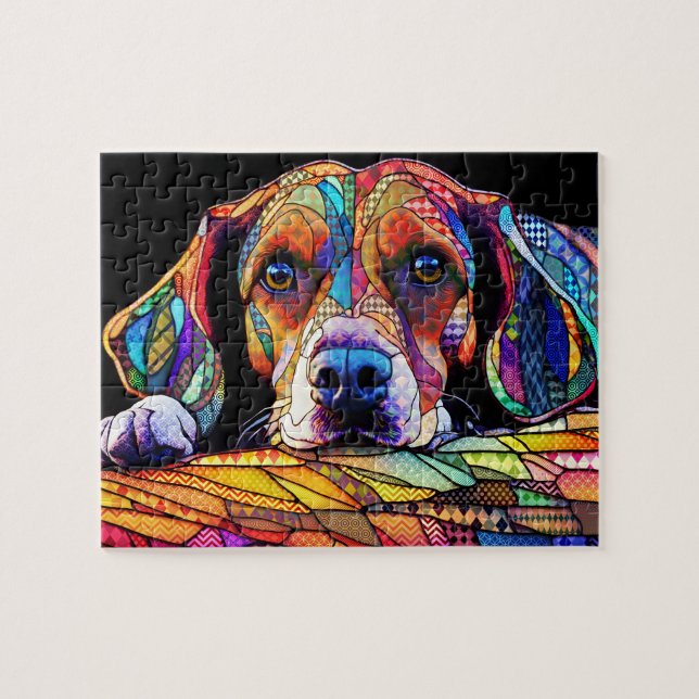 Puzzle Perro Beagle Multicolor 178 (Horizontal)