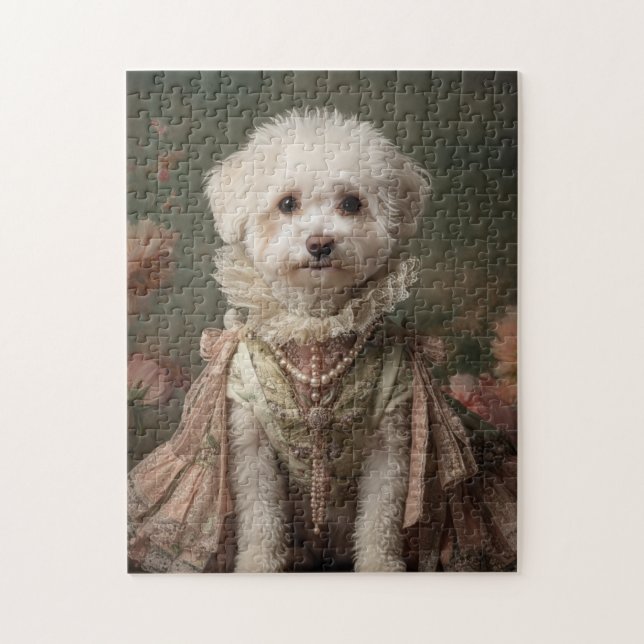 Puzzle perro bichón (Vertical)