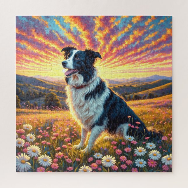 Puzzle Perro Border Collie (Vertical)