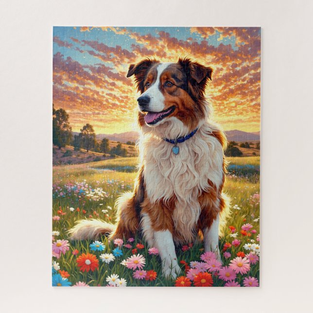 Puzzle Perro Border Collie (Vertical)