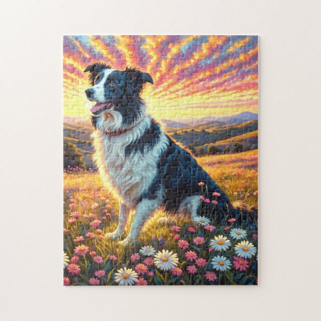 Puzzle Perro Border Collie (Vertical)