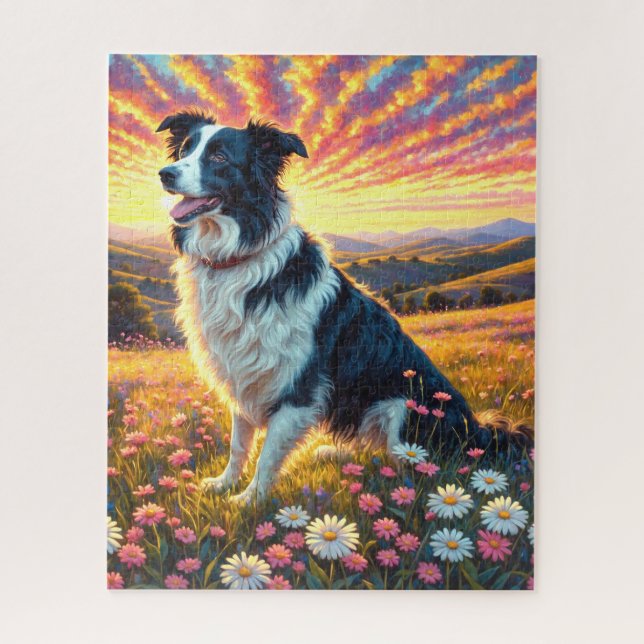 Puzzle Perro Border Collie (Vertical)