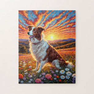 Puzzle Perro Border Collie