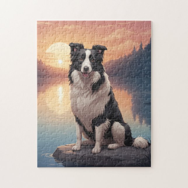 Puzzle Perro Border Collie (Vertical)