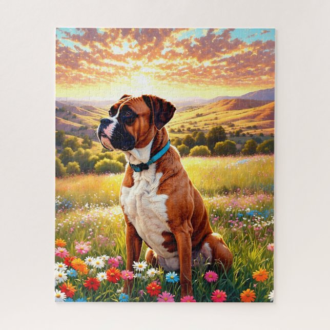 Puzzle Perro boxer (Vertical)