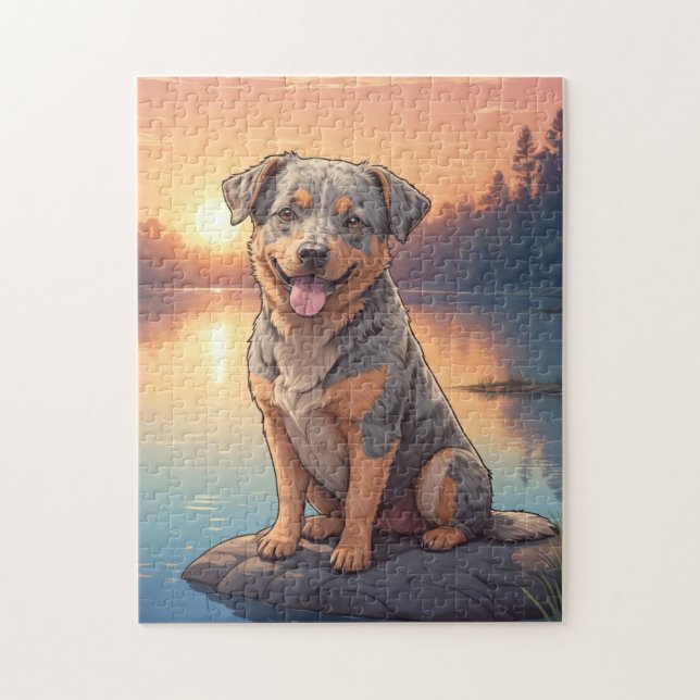 Puzzle Perro boyero australiano (Vertical)