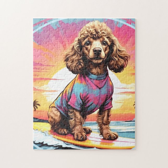 Puzzle Perro caniche (Vertical)