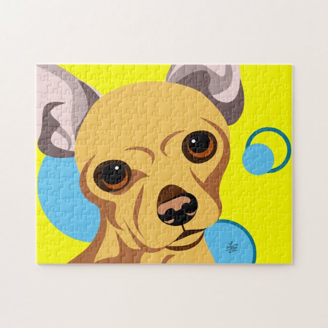 Puzzle Perro Chihuahua Lindo (Horizontal)
