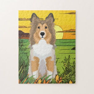 Puzzle Perro Collie