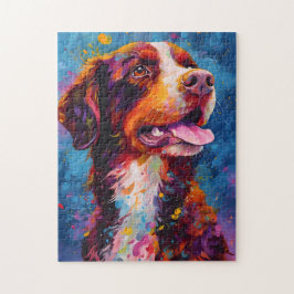 Puzzle Perro colorido británico