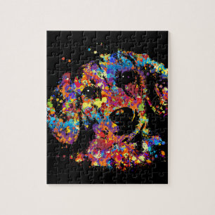 Puzzle Perro colorido del Dachshund - Doxie
