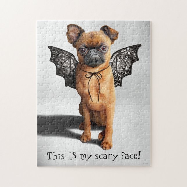 Puzzle Perro con alas del gato (Vertical)