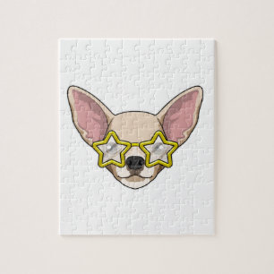 Puzzle Perro con gafas de sol