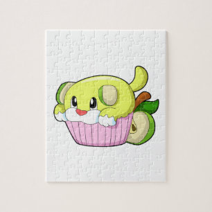 Puzzle Perro con torta
