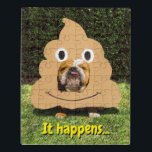 Puzzle Perro con traje de Emoji de caca<br><div class="desc">Sucede...  | Avanti,  la marca de humor global ha estado entreteniendo al mundo con sus tarjetas de felicitación Feel Good Funny durante más de 40 años. Nuestros personajes viven la vida al máximo y celebran el humor en la vida cotidiana.</div>