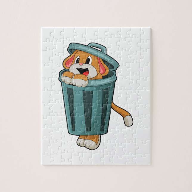 Puzzle Perro con Trashcan (Vertical)