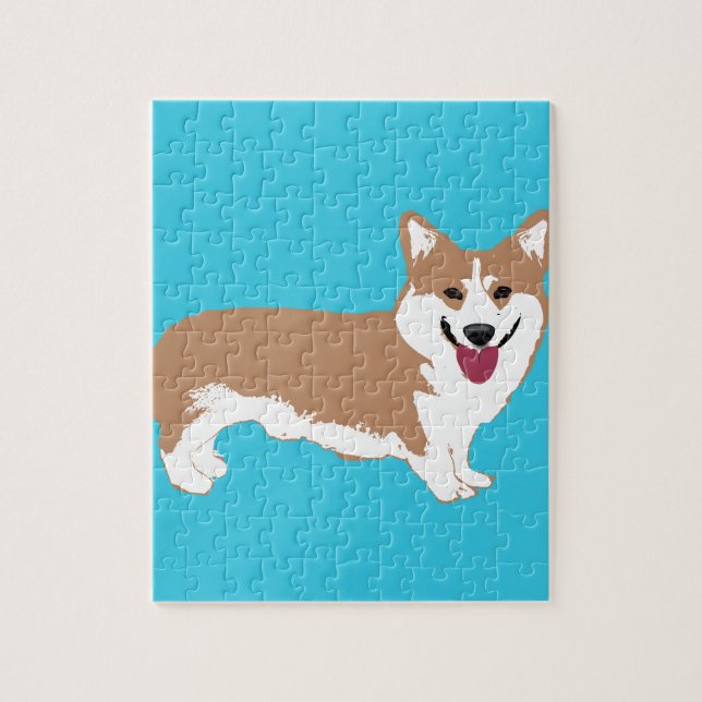 Puzzle Perro Corgi (Vertical)