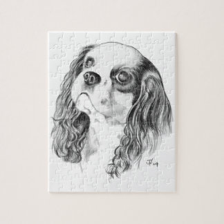 Puzzle Perro de aguas de rey Charles arrogante