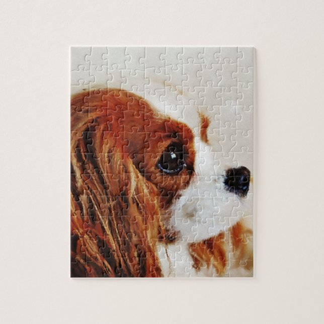 Puzzle Perro de aguas de rey Charles arrogante (Vertical)
