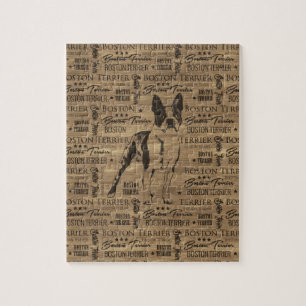 Puzzle Perro de Boston Terrier