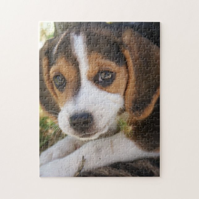 Puzzle Perro de cachorro Beagle   (Vertical)