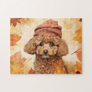 Puzzle Perro de cangrejo/otoño/otoño