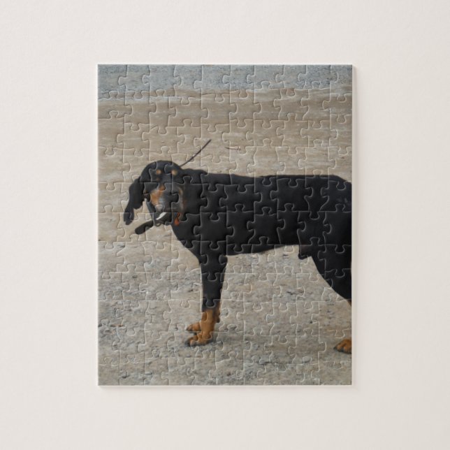 Puzzle Perro de caza tira (Vertical)
