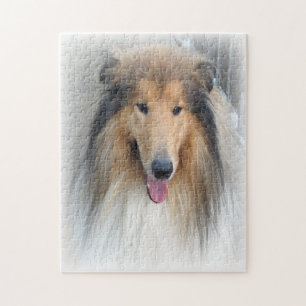 Puzzle Perro de Collie duro