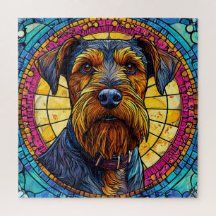 Puzzle Perro de dibujos animados lindo
