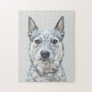 Puzzle Perro de ganado australiano - Arte de perro origin