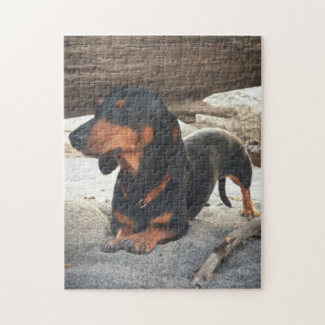 Puzzle Perro de la yoga (Vertical)