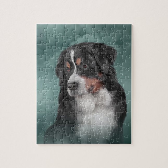 Puzzle Perro de montaña de Bernese (Vertical)